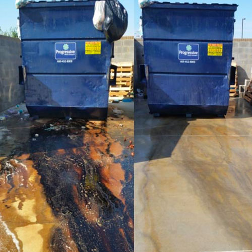 Dumpster Pad Cleaning in Raleigh, NC