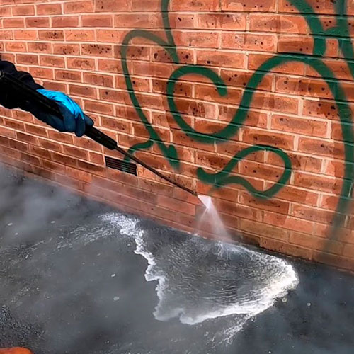 Graffiti Removal in Raleigh, P2 Wash.