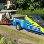Professional pressure washing company service vehicle for P2 Pressure Washing in Raleigh, NC