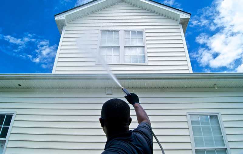 House-Exterior-Pressure-Washing- in Raleigh, NC.