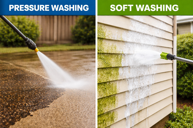 Pressure/Soft Wash| P2 Wash, Raleigh, NC