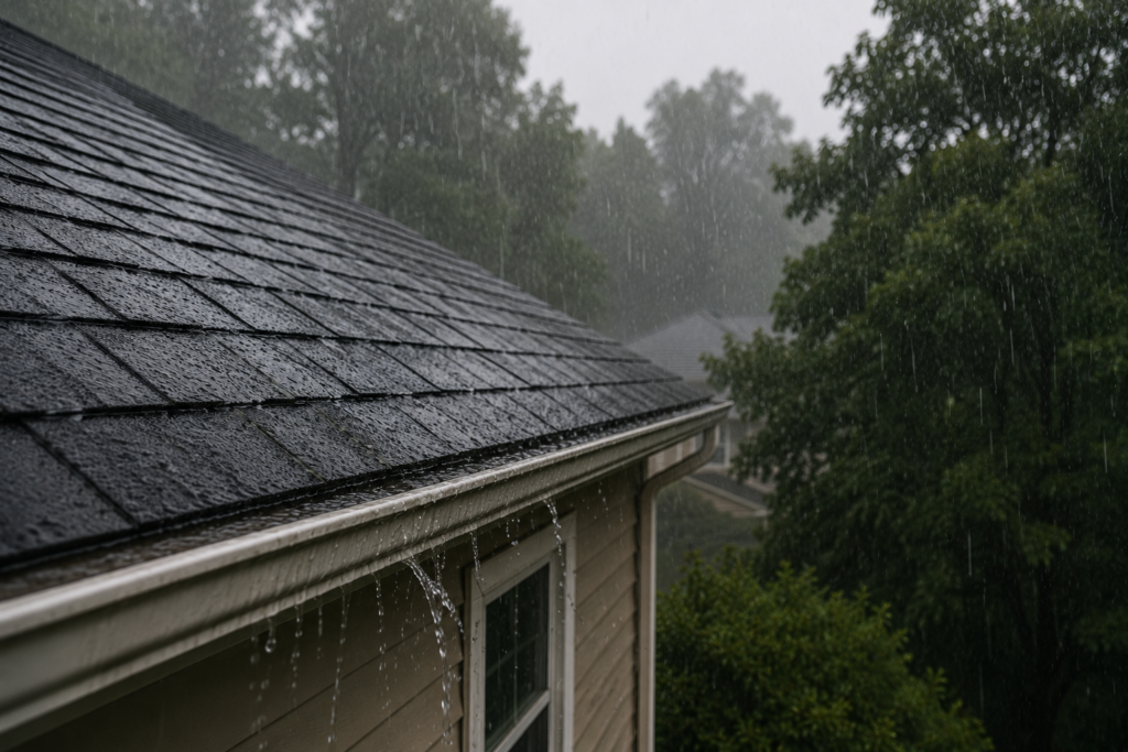 Clean your house after thunderstorm rain- Call P2 Wash Raleigh, NC.
